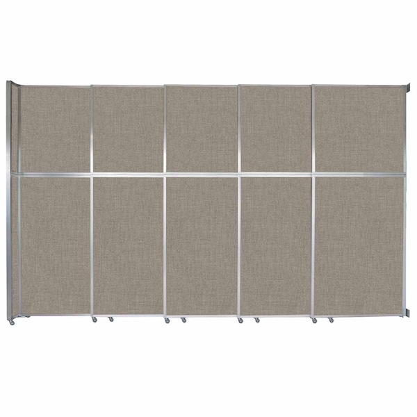 Operable Wall Sliding Room Divider 15'7" x 10'3/4" Warm Pebble Fabric